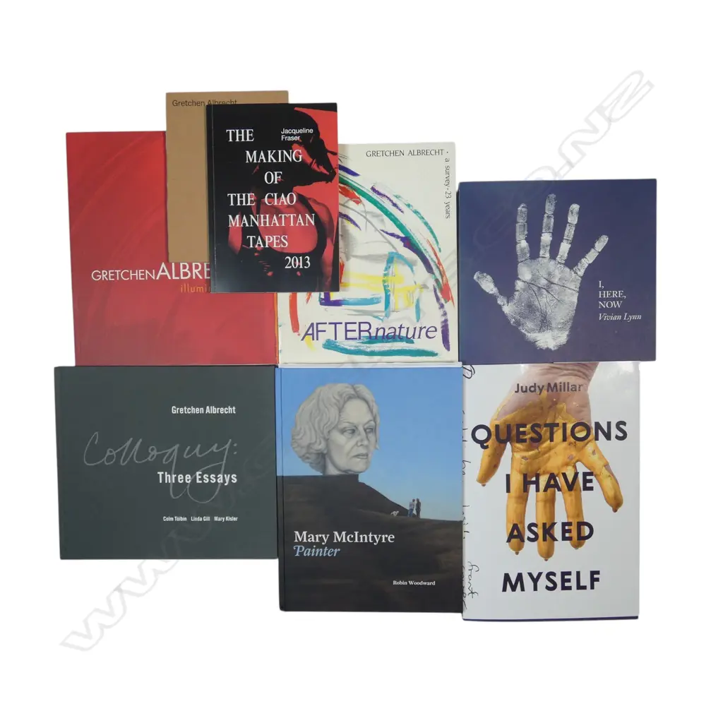 EIGHT PUBLICATIONS ON CONTEMPORARY WOMEN ARTISTS Image 1++